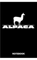 Alpaca Notebook: 100 Graph Ruled Pages - 6x9 Inches - Graph Paper - Quad Ruled - Sketchbook - Diary - Journal - Men And Women - Christmas Or Birthday Gift For Him An