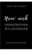 2020 Kalender Nenn' Mich Paragraphen Flüsterer #jurastudium