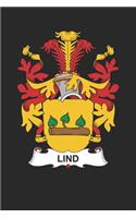 Lind: Lind Coat of Arms and Family Crest Notebook Journal (6 x 9 - 100 pages)