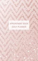 Appointment Book Daily Planner: Undated Schedule Organizer Notebook for Hair Stylist or Salon with Weekly Layout Showing Daily and Hourly Times Spaced In 15 Minute Intervals for Sc