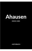 Ahausen: Notizbuch / Notizblock A5 - 120 Seiten Punktraster - Notizblock / Journal / Notebook für deine Stadt