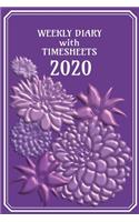 Weekly Diary with TimeSheets 2020