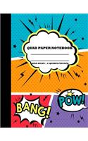 Quad Paper Notebook. Quad Ruled-4 Squares Per Inch