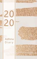 2020 Asthma diary: Dated Asthma symptoms tracker incl. Medications, Triggers, Peak flow meter section and charts, Exercise tracker, Notes pages. 8.5" x 5.5" (Half lett