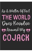 As A Matter Of Fact The World Does Revolve Around My Cojack: Lined Journal, 120 Pages, 6 x 9, Cojack Dog Gift Idea, Black Matte Finish (As A Matter Of Fact The World Does Revolve Around My Cojack Journal)