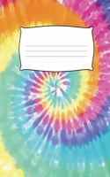 Kids Tie Dye Primary Journal Composition Notebook: School Notepad: Orange, Pink, Purple, Blue, Green Draw & Write Journal to Write & Sketch in for Kids, Boys, Girls: 4 Year Old, 5 Year Old, Writing, 