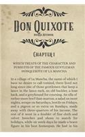 Don Quixote Journal Notebook
