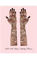 2019-2021 Henna Monthly Planner