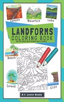 Landforms Coloring Book With Definitions Included