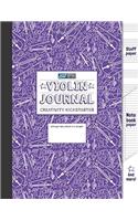 Violin Journal and Creativity Kickstarter (Purple)
