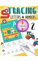 Tracing Letters & Numbers for Preschool ABC Transport 3+