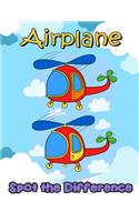 Airplane Spot The Difference: Activity Book for Kids 30 Airplane Find Difference Puzzles for Kids