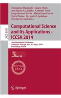 Computational Science and Its Applications - Iccsa 2014: 14th International Conference, Guimarães, Portugal, June 30 - July 3, 204, Proceedings, Part III