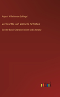 Vermischte und kritische Schriften