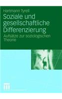 Soziale Und Gesellschaftliche Differenzierung