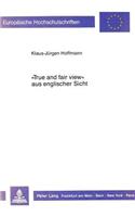 «True and fair view» aus englischer Sicht