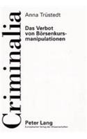 Das Verbot Von Boersenkursmanipulationen