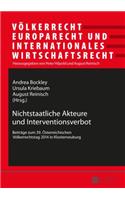 Nichtstaatliche Akteure Und Interventionsverbot