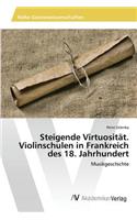 Steigende Virtuosität. Violinschulen in Frankreich des 18. Jahrhundert