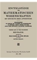 Encyklopädie Der Mathematischen Wissenschaften Mit Einschluss Ihrer Anwendungen