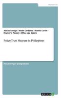 Police Trust Measure in Philippines