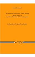 Ambiguity of Morphisms in Free Monoids and Its Impact on Algorithmic Properties of Pattern Languages