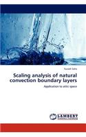 Scaling analysis of natural convection boundary layers