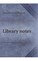Library Notes: (English)