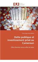 Dette publique et investissement privé au cameroun