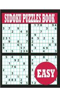 Sudoku Puzzle Book: Easy Sudoku Puzzle Book including Instructions and answer keys - Sudoku Puzzle Book for Adults