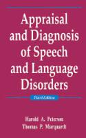 Appraisal Diagnosis Speech Language Dis