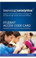 Learning Catalytics -- Valuepack Access Card