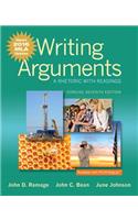 Writing Arguments: A Rhetoric with Readings, Concise Edition, MLA Update Edition