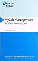 2019 Mylabmanagement with Pearson Etext -- Access Card --For Management