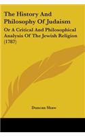 History And Philosophy Of Judaism