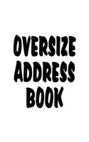 Oversize Address Book