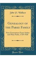 Genealogy of the Parke Family