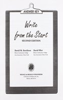 Write from the Start Answer Key