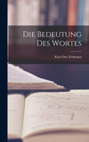 Bedeutung Des Wortes