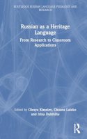 Russian as a Heritage Language: From Research to Classroom Applications