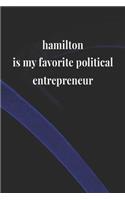 Hamilton Is My Favorite Political Entrepreneur