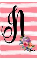 Monogram N Notebook