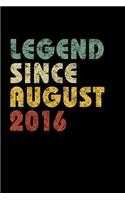 Legend Since August 2016