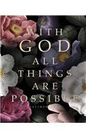 Christian Planner: With God all things are Possible Matthew 19:26, Monthly & Weekly, 12 Month Book with Grid Overview, Organizer Calendar with Weekly Bible Verses