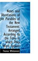 Notes and Illustrations of the Parables of the New Testament: Arranged According to the Time in Whic