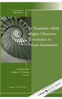In Transition: Adult Higher Education Governance in Private Institutions