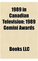 1989 in Canadian Television