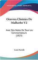 Oeuvres Choisies de Malherbe V2