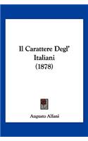 Il Carattere Degl' Italiani (1878)