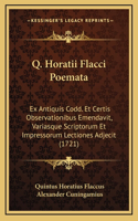 Q. Horatii Flacci Poemata